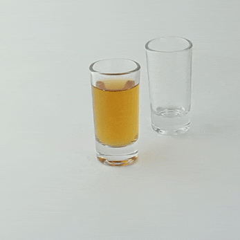 Bicchierino da shot cilindrico - 34 ml - Ø 3,5 cm - H 7,5 cm - 48 unità