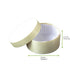 Scatola rotonda in legno FSC con carta antigrasso per cottura in forno - 200 ml - Ø 8,9 cm - H 4,2 cm - 120 unità - dimensions