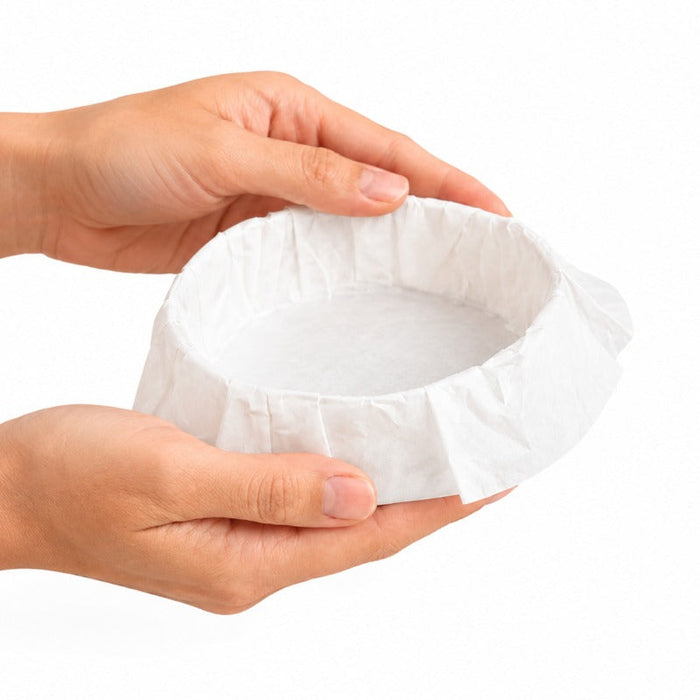 Anello di cottura "Bake-a-ring" con carta da forno integrata - 390 ml - Ø 11 cm - H 4 cm - 60 unità