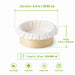 Anello di cottura "Bake-a-ring" con carta da forno integrata - 390 ml - Ø 11 cm - H 4 cm - 60 unità - dimensions