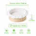 Anello di cottura "Bake-a-ring" con carta da forno integrata - 490 ml - Ø 11,8 cm - H 4,7 cm - 60 unità - dimensions