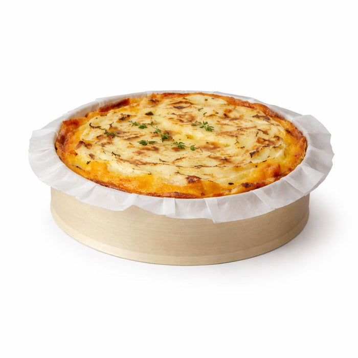 Anello di cottura "Bake-a-ring" con carta da forno integrata - 630 ml - Ø 14 cm - H 4 cm - 60 unità