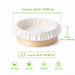 Anello di cottura "Bake-a-ring" con carta da forno integrata - 630 ml - Ø 14 cm - H 4 cm - 60 unità - dimensions