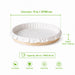 Anello di cottura "Bake-a-ring" con carta da forno integrata - 1940 ml - Ø 28 cm - H 3,5 cm - 20 unità - dimensions