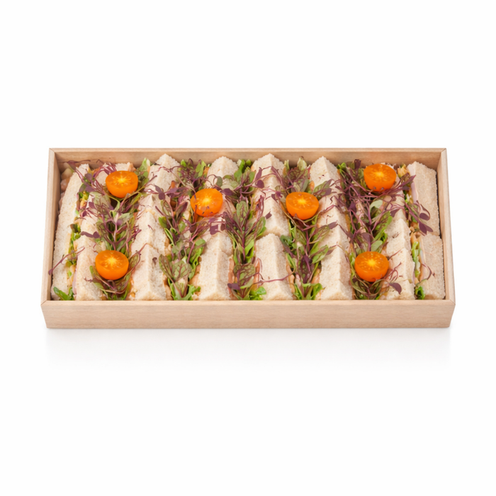Vassoio pasto rettangolare in legno "Noa" - 39 cm x 15 cm x 4 cm - 10 unità