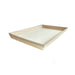 Vassoio pasto rettangolare in legno "Noa" - 45 cm x 30 cm x 4 cm - 10 unità