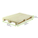 Mini pallet in legno - 30 cm x 20 cm x 3 cm - 16 unità - dimensions