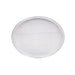 Retina rotonda per pizza in alluminio forata - Ø 20,3 cm - H 0,4 cm - 12 unità