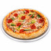 Retina rotonda per pizza in alluminio forata - Ø 33,02 cm - H 0,4 cm - 12 unità