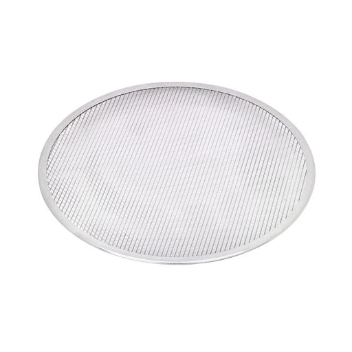 Retina rotonda per pizza in alluminio forata - Ø 40,64 cm - H 0,4 cm - 12 unità