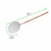 Pala per pizza rotonda con manico in legno - Ø 30,5 cm - L 95 cm - 12 unità - dimensions