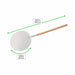 Pala per pizza rotonda con manico in legno - Ø 35,5 cm - L 100,5 cm - 12 unità - dimensions