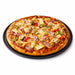 Vassoio per pizza nero in alluminio anodizzato - Ø 22,8 cm - 12 unità