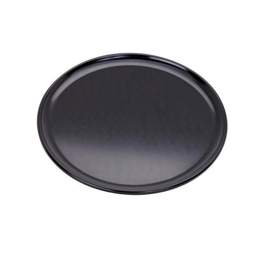 Vassoio per pizza nero in alluminio anodizzato - Ø 22,8 cm - 12 unità