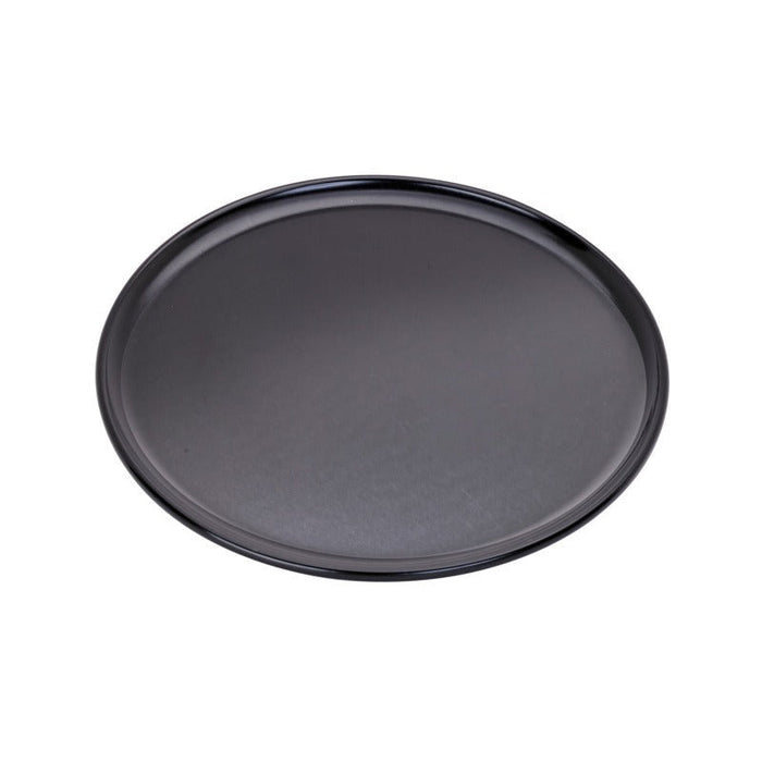 Vassoio per pizza nero in alluminio anodizzato - Ø 25,4 cm - 12 unità