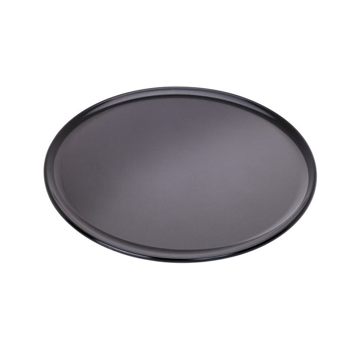 Vassoio per pizza nero in alluminio anodizzato - Ø 33,02 cm - 12 unità