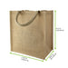Shopper in juta marrone - 26 cm x 17 cm x 28 cm - 30 unità - dimensions