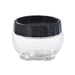 Bokolock - 430 ml PET con coperchio grigio - Ø 10 cm - H 7 cm - 36 unità