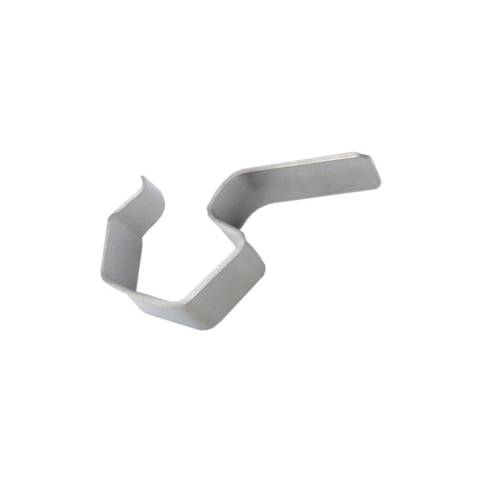 Clip di chiusura in acciaio inox per vasetto Weck - 3 cm x 1,5 cm x 0,1 cm - 12 unità