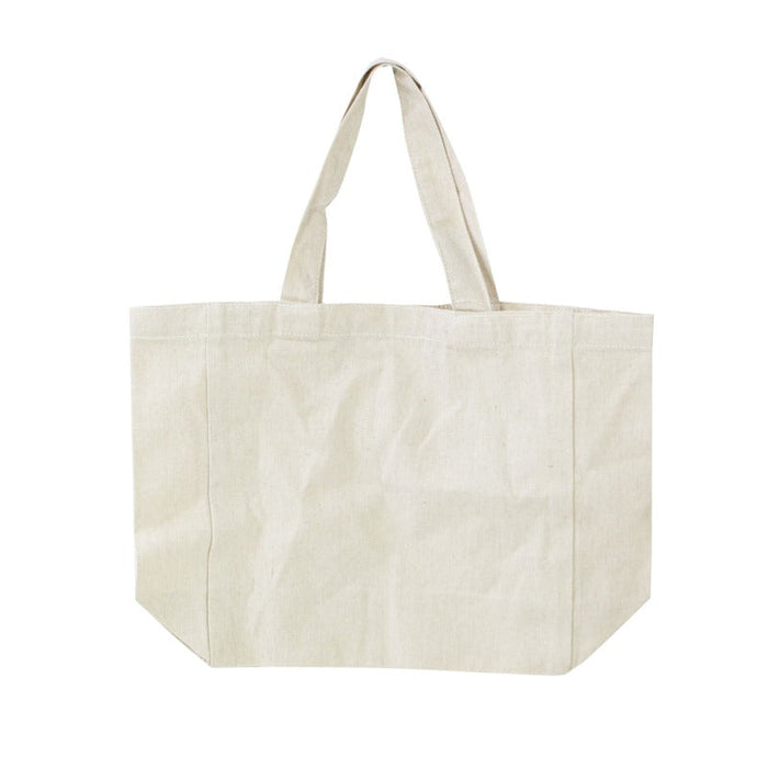 Borsa shopper porta pranzo in cotone - 25 cm x 10 cm x 25 cm - 50 unità