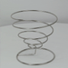 Supporto in acciaio inox a forma di cono a spirale - Ø 13 cm - H 13,7 cm - 6 unità