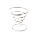 Supporto in acciaio inox a forma di cono a spirale - Ø 13 cm - H 13,7 cm - 6 unità