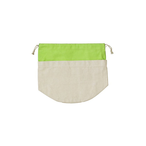 Cestino per viennoiserie e pane in cotone con chiusura a cordoncino - Ø 19 cm - H 17 cm - 50 unità