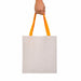 Tote bag con manici gialli - 23 cm x 30 cm - 100 unità