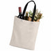 Tote bag con manici neri - 38 cm x 45 cm - 100 unità