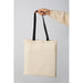 Tote bag con manici neri - 38 cm x 45 cm - 100 unità