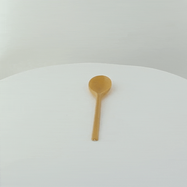 Cucchiaino da dessert riutilizzabile in legno composito - 12,5 cm - 2000 unità