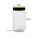 Bokotwist riutilizzabile in PET - 1000 ml - Ø 8,9 cm - H 16,7 cm - 80 unità - dimensions