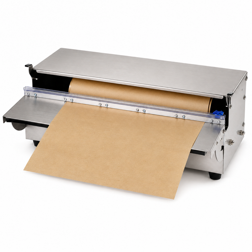 Dispenser in acciaio inox per pellicola, alluminio e carta da forno - 50 cm x 28 cm x 15 cm - 1 unità