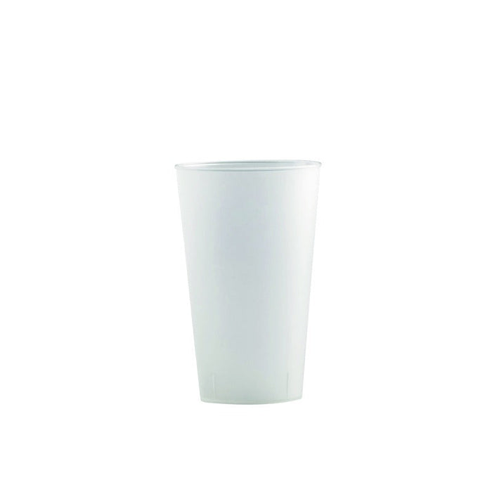 Bicchiere da festival in PP riutilizzabile - 330 ml - Ø 7,3 cm - H 11,8 cm - 240 unità