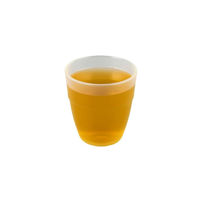 Bicchiere Cupoly impilabile in plastica PP riutilizzabile - 88 ml - Ø 5,5 cm - H 6 cm - 72 unità