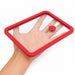 Coperchio GN 1/8 in vetro temperato e silicone con 2 tappi in silicone trasparente - 16,05 cm x 13,1 cm x 1,7 cm - Compatibile con 294GNOX1845 - 48 unità