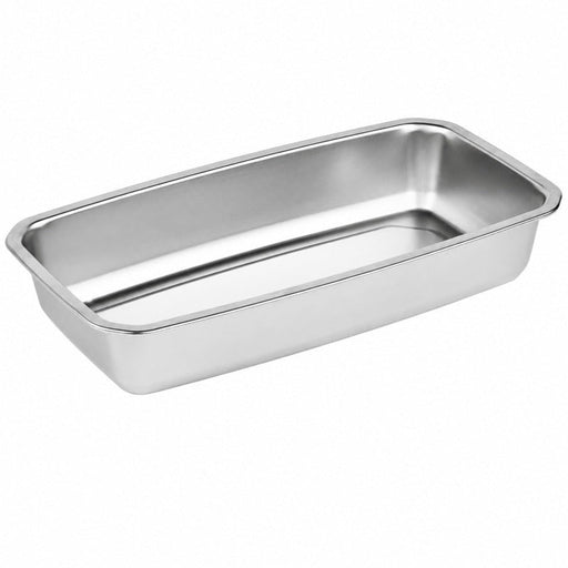 Vaschetta termosigillabile gastronorm 1/3 in acciaio inox - 32,5 cm x 17,2 cm x 5,5 cm - 36 unità