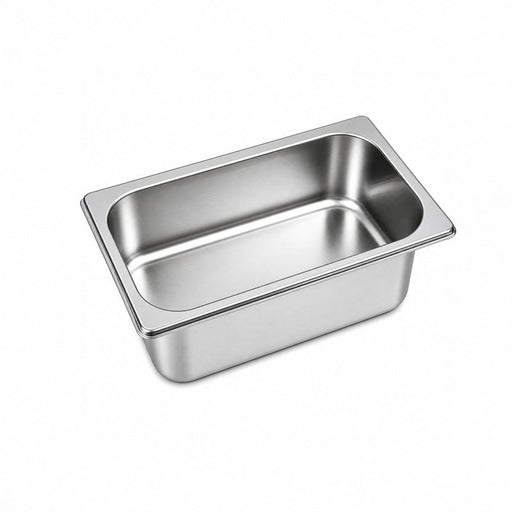 Bacinella GN in acciaio inox 1/3 - 32,5 cm x 17,6 cm x 6,5 cm - 18 unità
