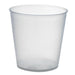 Bicchiere Cupoly in plastica PP riutilizzabile - 300 ml - Ø 8,5 cm - H 8,5 cm - 18 unità