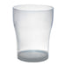 Bicchiere da birra Cupoly 1/2 pinta in plastica PP riutilizzabile - 380 ml - Ø 8,2 cm - H 10,3 cm - 12 unità