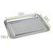 Vassoio in acciaio inox - 36 cm x 27 cm x 2 cm - 20 unità - dimensions