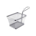 Mini cestello per friggitrice rettangolare in metallo - 10,5 cm x 8,5 cm x 6,5 cm - 6 unità