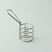 Mini cestello per friggitrice rotondo in metallo - Ø 4,5 cm - H 5,1 cm - 6 unità