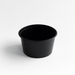Insalatiera rotonda "Buckaty" in PP iniettato nero - 1000 ml - Ø 14,5 cm - H 8,1 cm - 500 unità