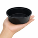 Insalatiera rotonda "Buckaty" in PP iniettato nero - 600 ml - Ø 14,5 cm - H 4,9 cm - 500 unità