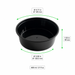 Insalatiera rotonda "Buckaty" in PP iniettato nero - 600 ml - Ø 14,5 cm - H 4,9 cm - 500 unità
