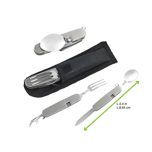 Posate tascabili multifunzione - 8,7 cm - 24 unità - dimensions