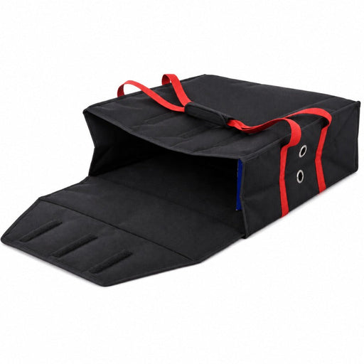 Borsa isotermica per pizza nera - 42 cm x 42 cm x 15 cm - 5 unità