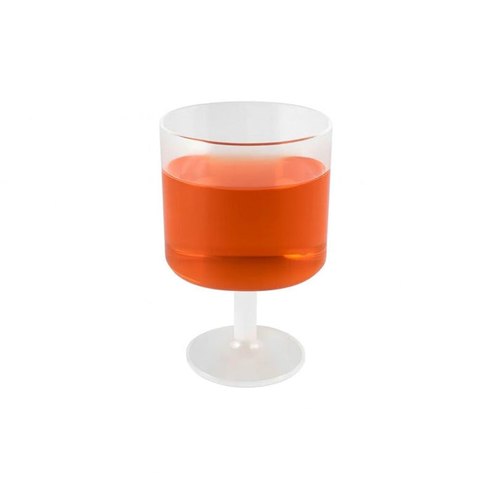 Calice da vino Cupoly in plastica PP riutilizzabile - 150 ml - Ø 6,3 cm - H 10,4 cm - 24 unità