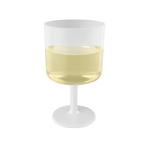 Calice da vino Cupoly in plastica PP riutilizzabile - 250 ml - Ø 7,4 cm - H 12,1 cm - 12 unità